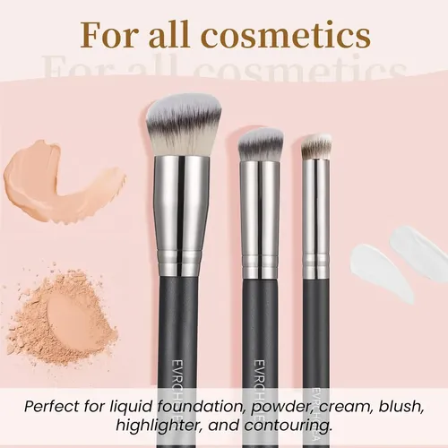 Set De Brochas, Evrchgiea, Para Corrector Y Contorno 3 Pcs