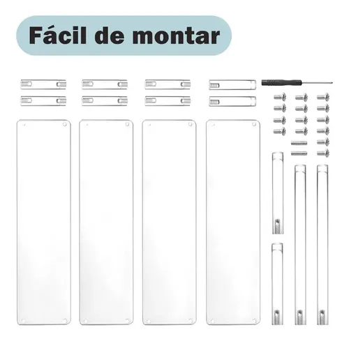 De 4 Niveles Organizador De Maquillaje Acrilico Exibidor .
