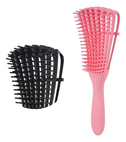 For Cepillo Peine Flexible Desenredante Cabello Rizado,.,