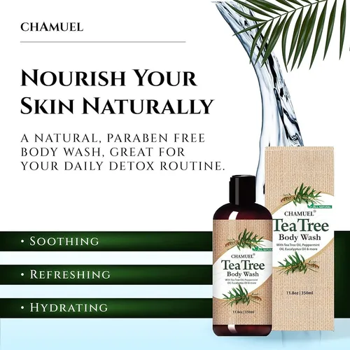 Jabón Corporal Natural Chamuel 335g – Árbol De Té