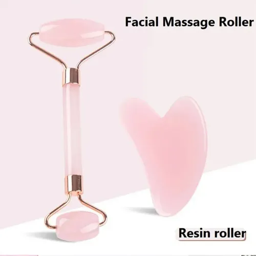 Nuevo Masajeador Roller Skin Sha Gua Con Piedras Faciales, 1 C522-black A