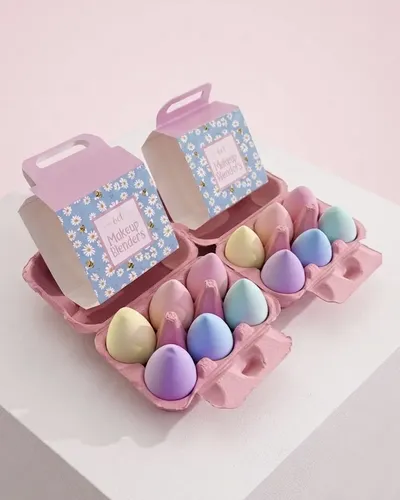 Set X2- 12 Esponjas Maquillaje Blender Para Base Y Corrector