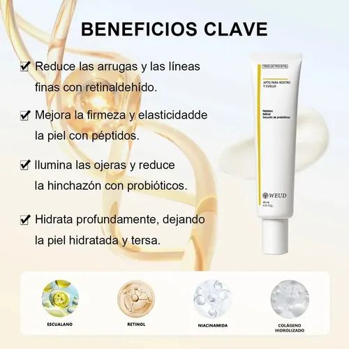 Kit Weud 5 En 1: Cremas Y Sueros Para Cuidado Facial Complet