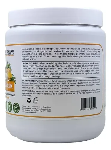 Mascarilla Capilar Kleravitex Mamajuana Tratamiento Profundo