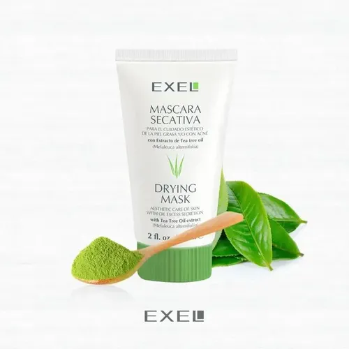 Mascara Secativa Exel Para Piel Acneica Extracto De Tea Tree Tipo de piel Grasa