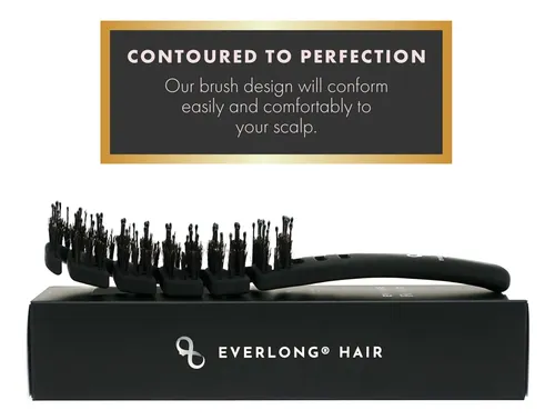 Cepillo Flex Boar Bristle Everlong Para Desenredar El Cabell