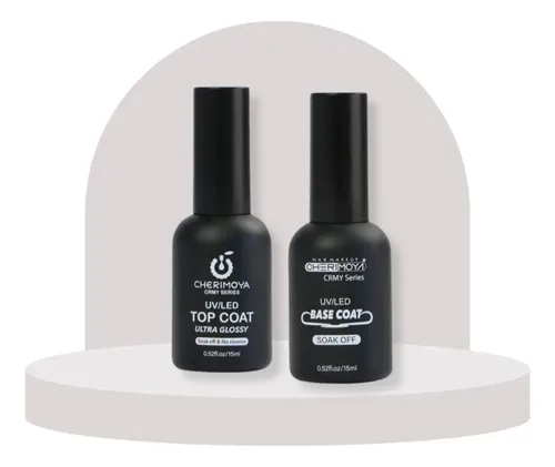 Base Y Top Glossy Premium Cherimoya Uv Led 15 Ml