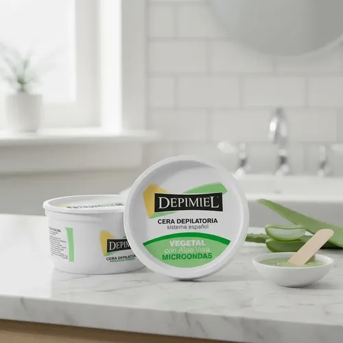 Cera Depilatoria Microondas Vegetal Aloe Vera Depimiel 200 G