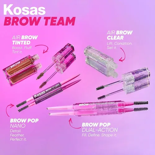 Gel Tinte Para Cejas Kosas 3.5 Ml Transparente Vegano