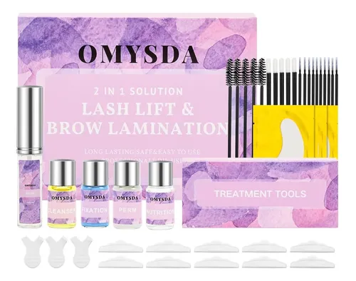 Kit Elevación Pestañas Y Laminación Cejas Omysda 6-8