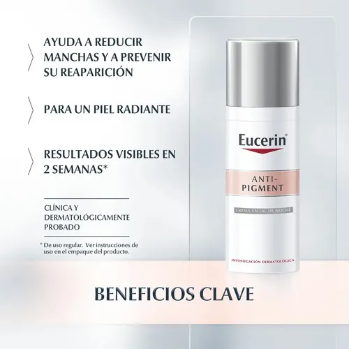 Crema Facial Eucerin Anti Pigment Anti Manchas Noche 50ml