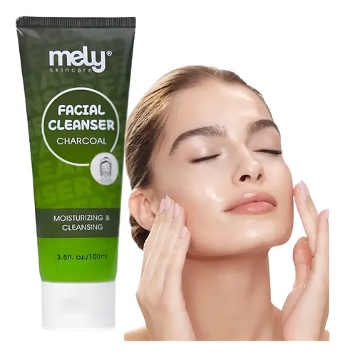 Limpiador Facial Mely Con Extracto Carbon Para Piel Grasa