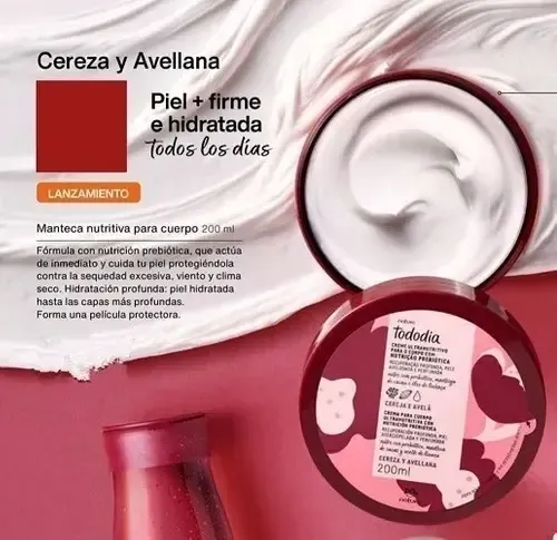 Natura Tododia Crema Manteca Ultra Nutritiva Cereza Avellana