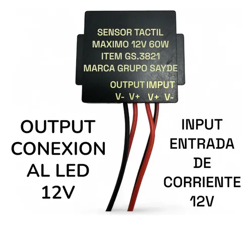 Dimmer Interruptor Táctil Touch Espejo Baño Sensor Luz Led