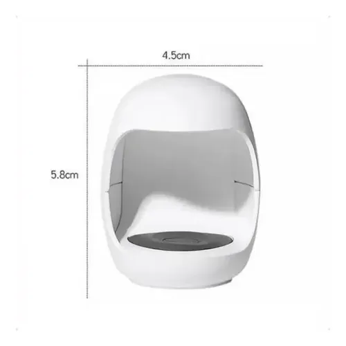 Mini Cabina Nail Lamp Mini Bombon UV LED 6W Temporizador Blanco