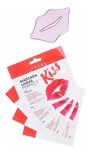 Mascarillas hidratantes labiales con colágeno Boca Perfect Kiss