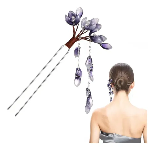 Palillos Chinos Para Cabello Con Borla De Cristal Xx