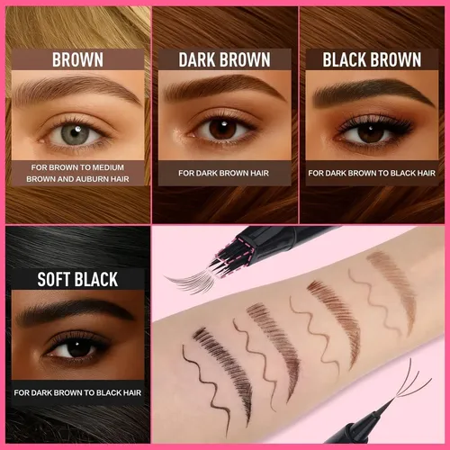 Pen Líquido Para Cejas 2 En 1 Susikeki Brown