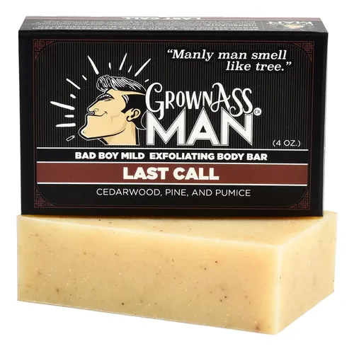 Barra Corporal Grown Ass Man Co. Last Call (exfoliante Suave
