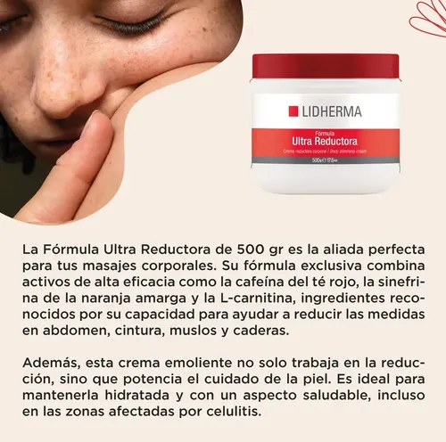 Ultra Reductora Anticelulítica Radiofrecuencia 500g Lidherma