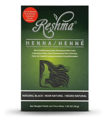 Tinte De Pelo Con Henna Reshma Beauty, 30 Minutos, Cobertura