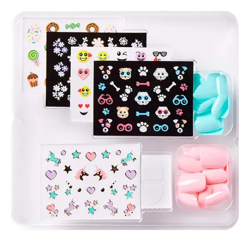 Kit De Arte Para Uñas Kiss Broadway Little Diva Con 250 Calc