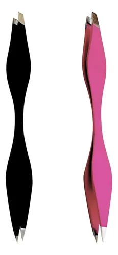 Pinzas Para Cejas, 2 Uds., Pinzas De Doble Cara, Punta
