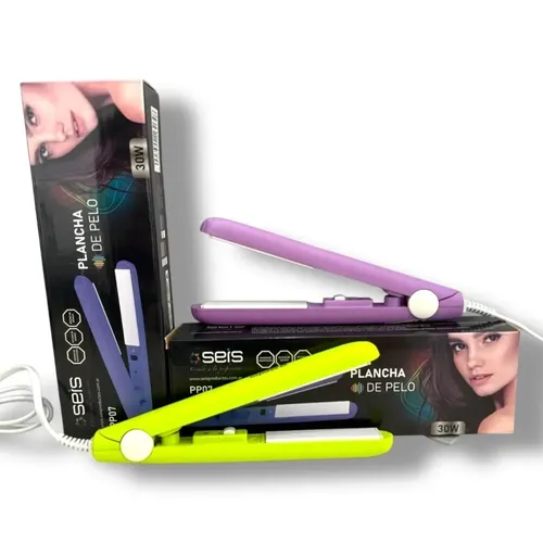 Mini Planchita De Cabello Portátil Alisador Para Flequillo Ideal Viaje Y Cartera