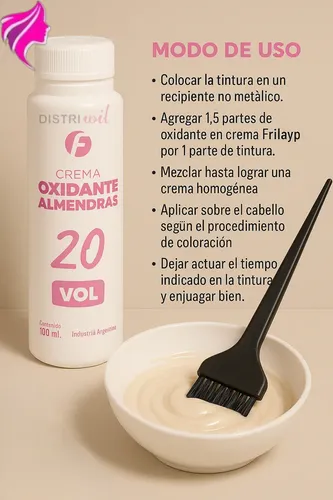 Pack Oxidante Frilayp 20 Vol X100ml. X 72uni.