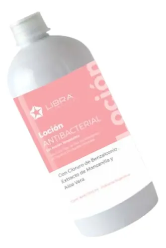 2 Locion Antibacterial 500gr. – Libra Cosmetica Fragancia Suave