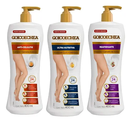 Combo 3×1 Goicoechea (anticel, Nutritiva, Reafirma) X 400ml
