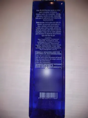 Arex Acido Hialuronico Loción Tonificnante y Hidro-Estimulante Tipo de piel Sensible 200ml