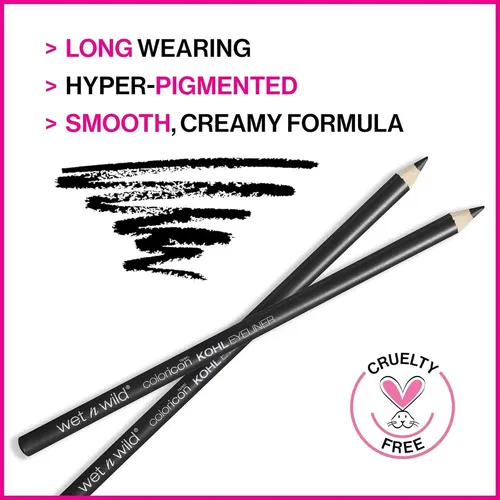 Paquete De 2 Eyeliners Nyx Epic Ink Y Wet N Wild Kohl