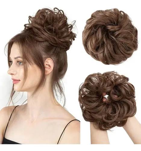 Moños Postizos, Messy Bun Hair Piece Grande Coleteros Pelo /