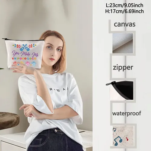 Bolsa De Maquillaje Cosmético Levlo Coco Miguel Un Poco Loco