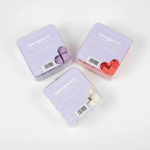 Set De Esponjas De Maquillaje City Girl Esponja