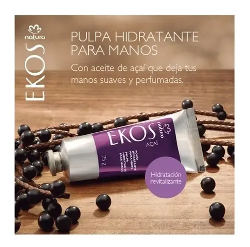 Crema De Manos Natura Ekos Pulpa Acai 75g