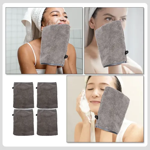 Desmaquillantes Portátiles, Prácticos Guantes De Maquillaje,