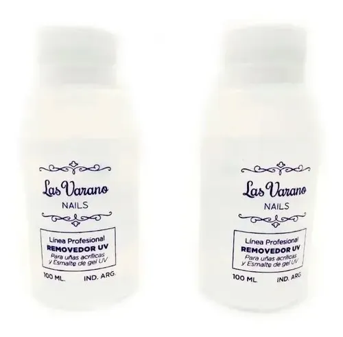 Removedor Para Uñas Semipermanentes Las Varano 100ml