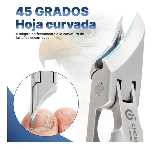 Cortauñas Oblicuo Profesional Cherimoya Para Uñas Encarnadas