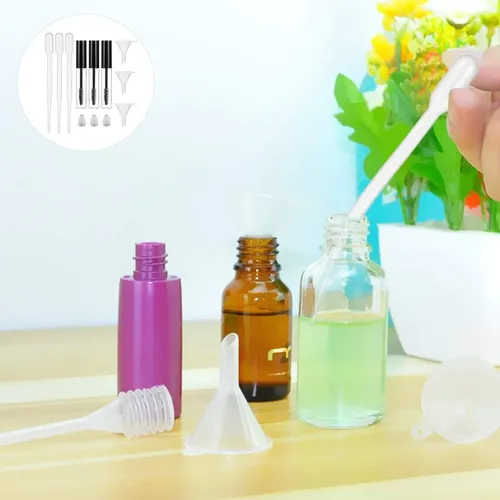 9 Botellas Vacías De 10 Ml Para Tubo De Rímel Rellenable Bri