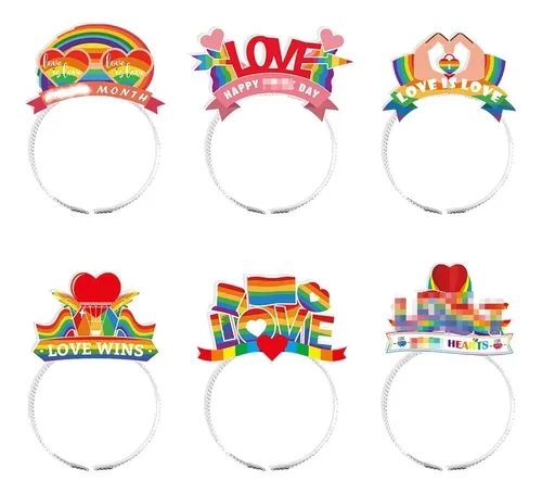 Accesorios Para El Cabello Tocado Del Orgullo Amor E