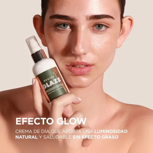 Crema De Día Glaze Barrera Protectora Y Glow Regina 80g