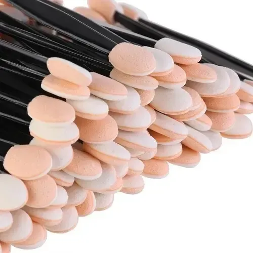 20 Aplicador De Sombras Make Uppara Ojos Y Uñas Doble Punta