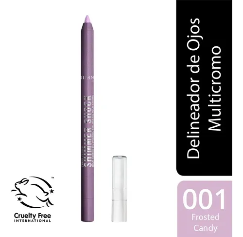 Delineador De Ojos Shimmer Shock Rimmel 001 Frosted Candy