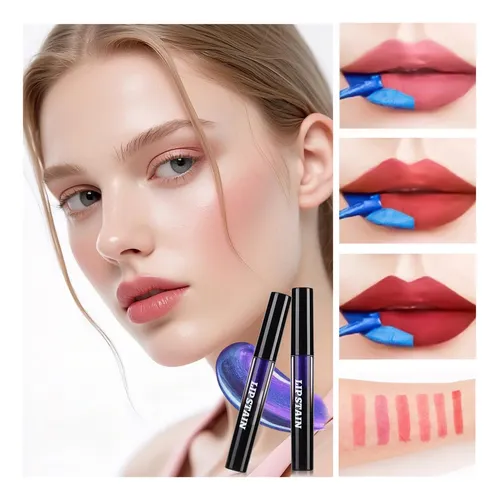 Set De 3 Labiales Gloss Waterproof Y Peelable