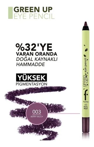 Lapiz De Ojos Flormar Violeta Green Up Turquia