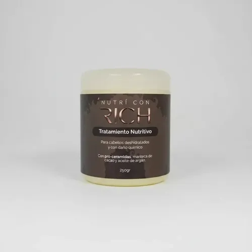 Máscara Rich Cova Tratamiento Nutrición Apto Método Curly Anti Frizz Baño De Crema Rulos Ondas Y Afro