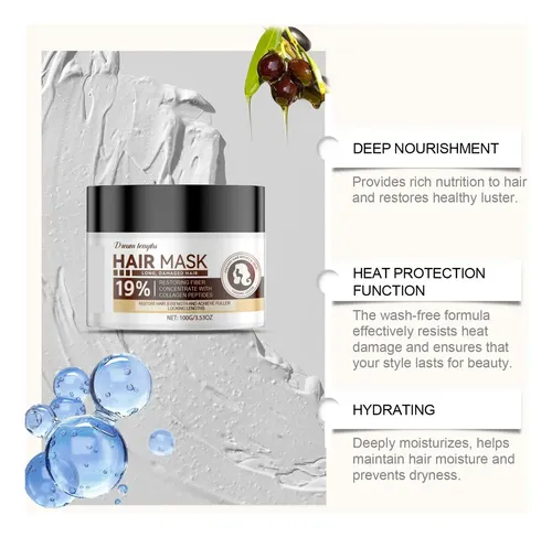 Mascarilla Capilar Protectora Térmica Sin Champú