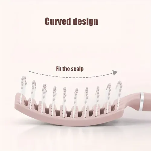 Cepillo Desenredante Flexible Para Peinar Cabello